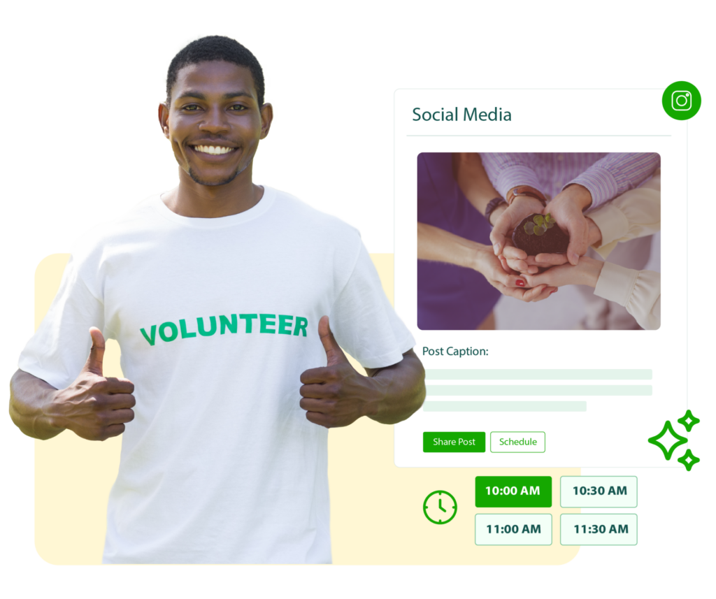 Promote Your Mission with Built-In Social Media Tools